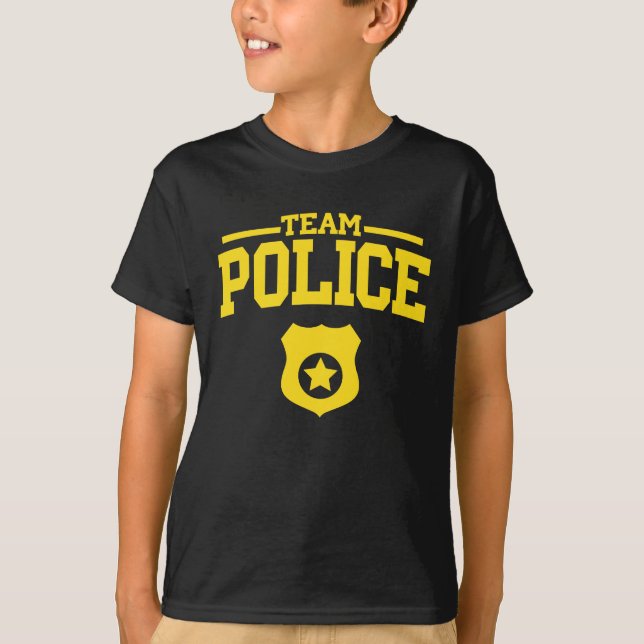 T-shirts Polícia da equipe (Frente)