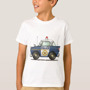 T-shirts Polícia do carro de polícia