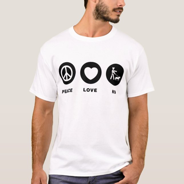T-shirts Polícia K9 (Frente)
