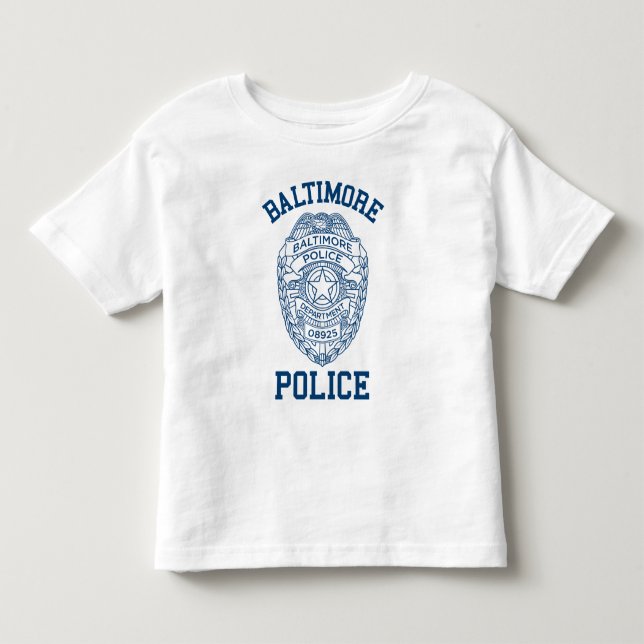 T-shirts Polícia Maryland de Batimore (Frente)