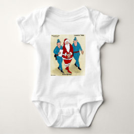 T-shirts Polícia Navidad: Papai Noel Foi Muito Mau