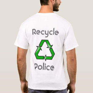 T-shirts Polícia reciclar
