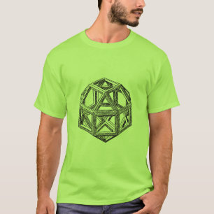 T-shirts Poliedros de Leonardo da Vinci