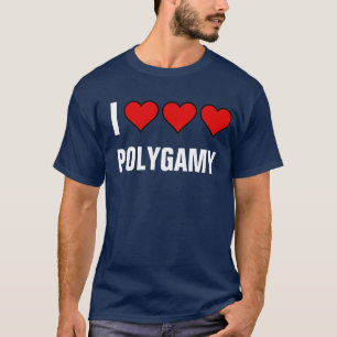 T-shirts Poligamia do amor