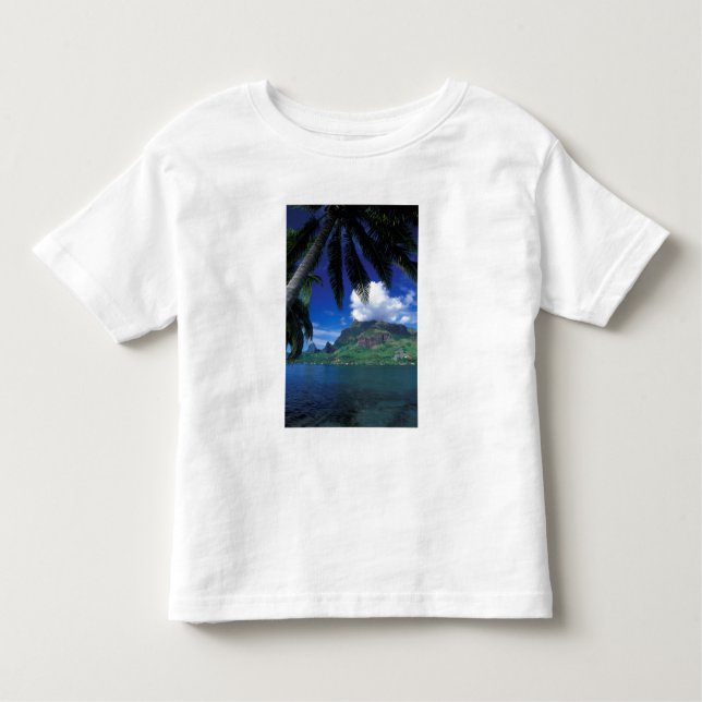 T-shirts Polinésia Francesa, Moorea. Cooks Bay.Verde (Frente)