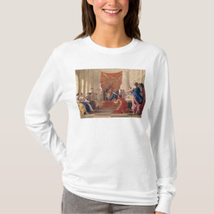 T-shirts Poliphilus que ajoelha-se antes da rainha