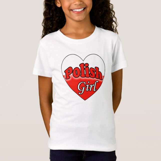 T-shirts Polish Girl (Frente)