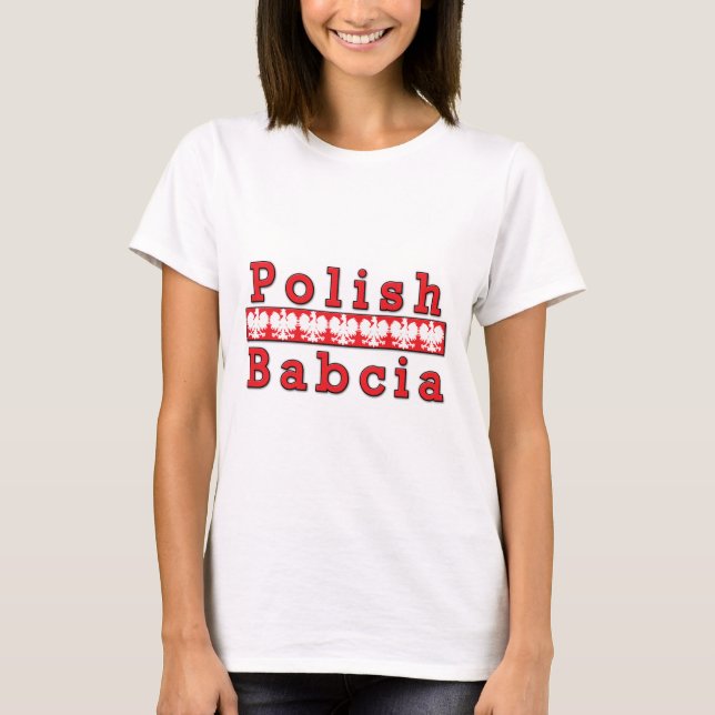 T-shirts Polonês Babcia Eagles (Frente)