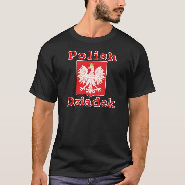 T-shirts polonês Dziadek Eagle (Frente)