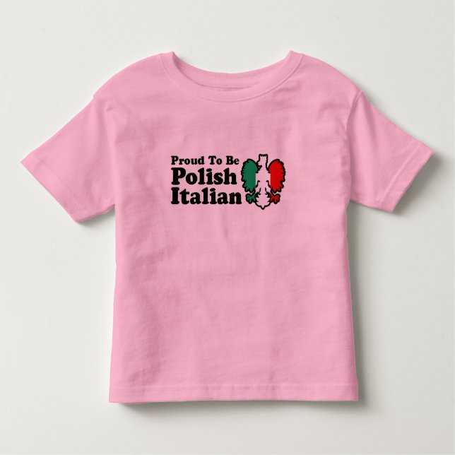 T-shirts Polonês italiano (Frente)