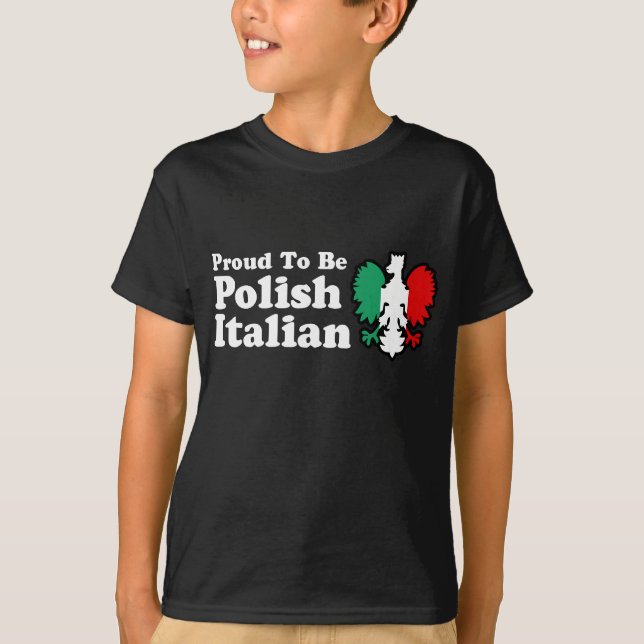 T-shirts Polonês italiano (Frente)