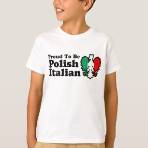 T-shirts polonês italiano
