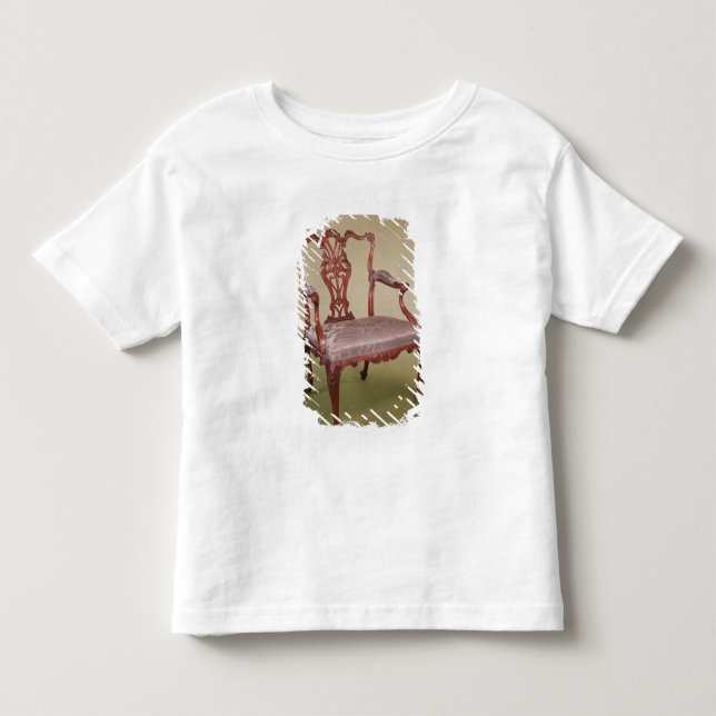 T-shirts Poltrona por Thomas Chippendale, c.1760 (Frente)