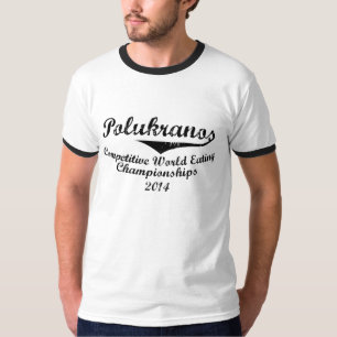 T-shirts Polukranos: Campeonatos competitivos comer do
