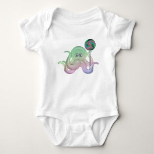 T-shirts polvo dos Lolli-pop para miúdos & Tshirt do bebê