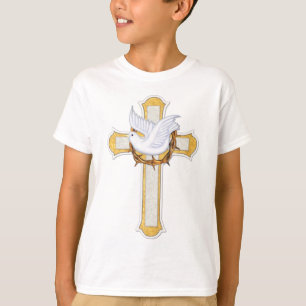 T-shirts Pomba e cruz