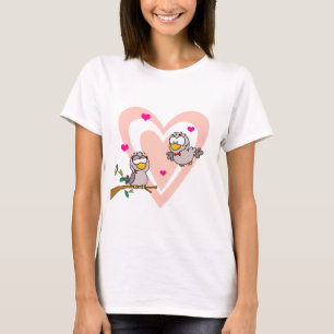 T-shirts Pombas no amor