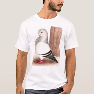 T-shirts Pombo africano azul da coruja