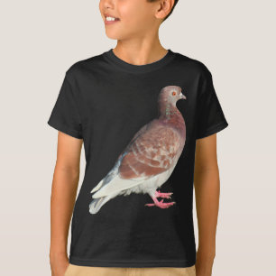 T-shirts Pombo Vermelho (isolado)