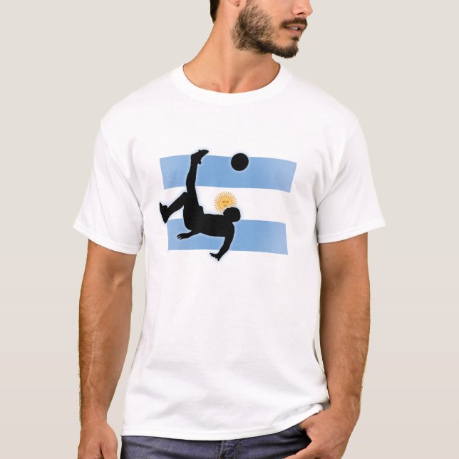 T-shirts Pontapé de bicicleta de Argentina (Frente)