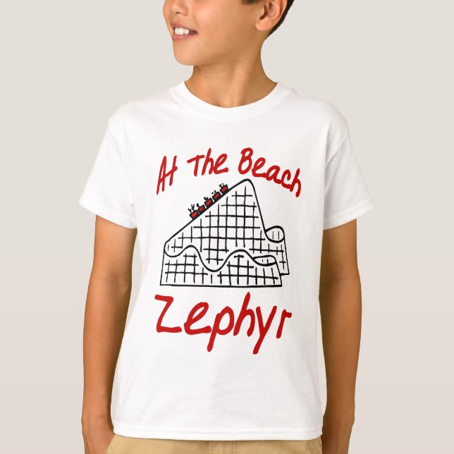 T-shirts Pontchartrain Beach Zephyr (Frente)