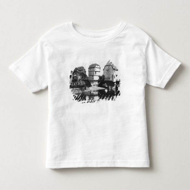 T-shirts Ponte de Nahe, Bad Kreuznach, c.1910 (Frente)