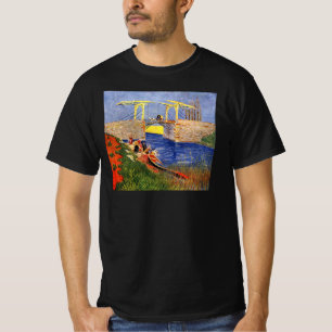 T-shirts Ponte Langlois em Arles por Vincent van Gogh