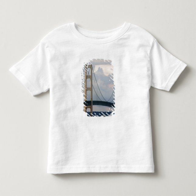 T-shirts Ponte Mackinac, Michigan, EUA (Frente)
