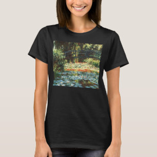 T-shirts Ponte sobre o Waterlily Pond, por Claude Monet