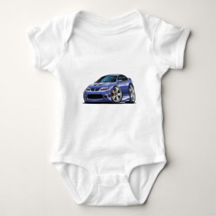 T-shirts Pontiac 2004-06 carro azul/cinzento de GTO
