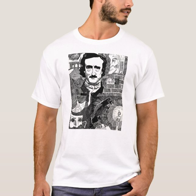 T-shirts Ponto de entrada de Edgar Allen (Frente)