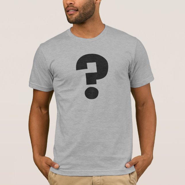 T-shirts Ponto de interrogação (Frente)