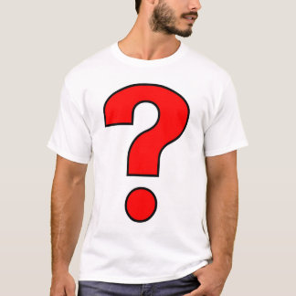 T-shirts Ponto de interrogação