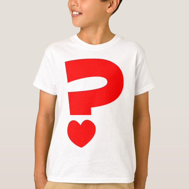 T-shirts Ponto de interrogação (Frente)