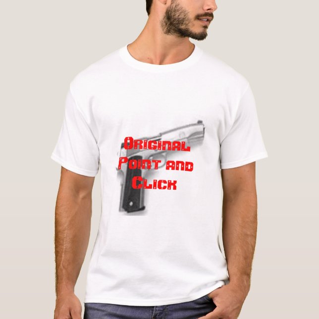 T-shirts ponto e clique originais (Frente)