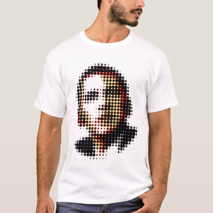 T-shirts Pontos de Barack Obama e círculos - ilusão ópti