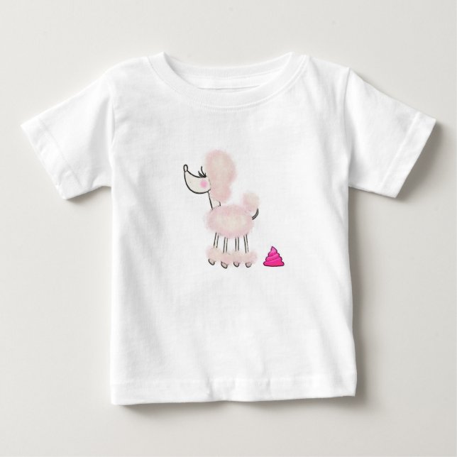 T-shirts Poodle Kids Tee (Frente)