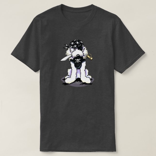 T-shirts Poodle Pirate (Frente do Design)