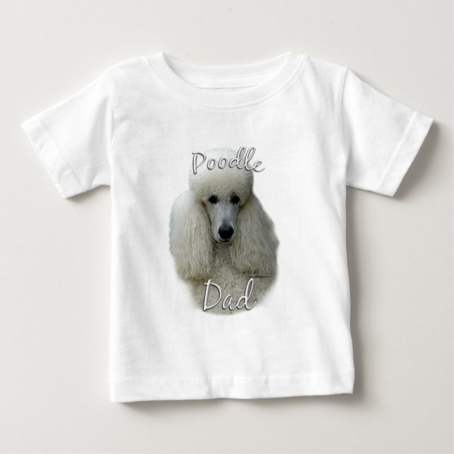 T-shirts Poodle (wht) Pai 2 (Frente)