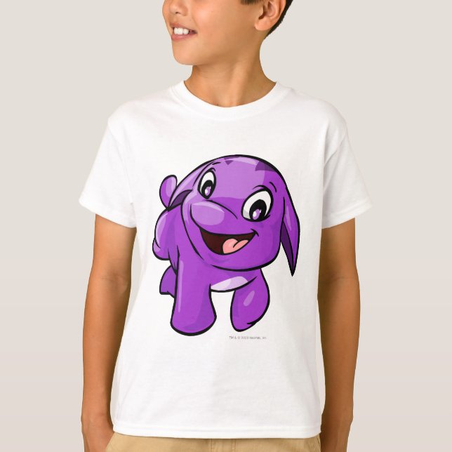 T-shirts Poogle Purple (Frente)
