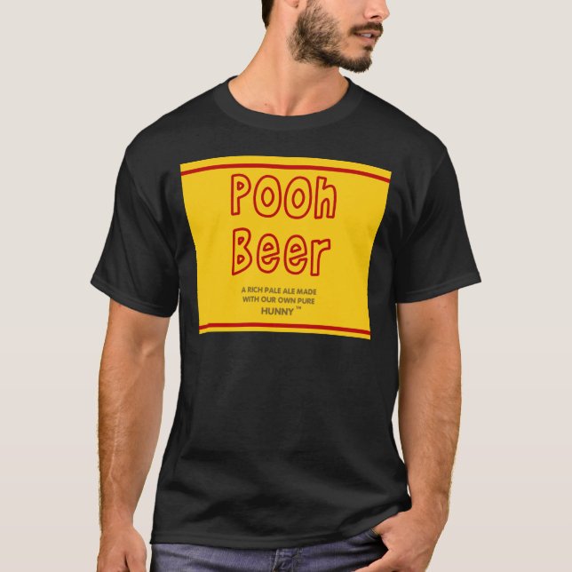 T-shirts Pooh cerveja (Frente)