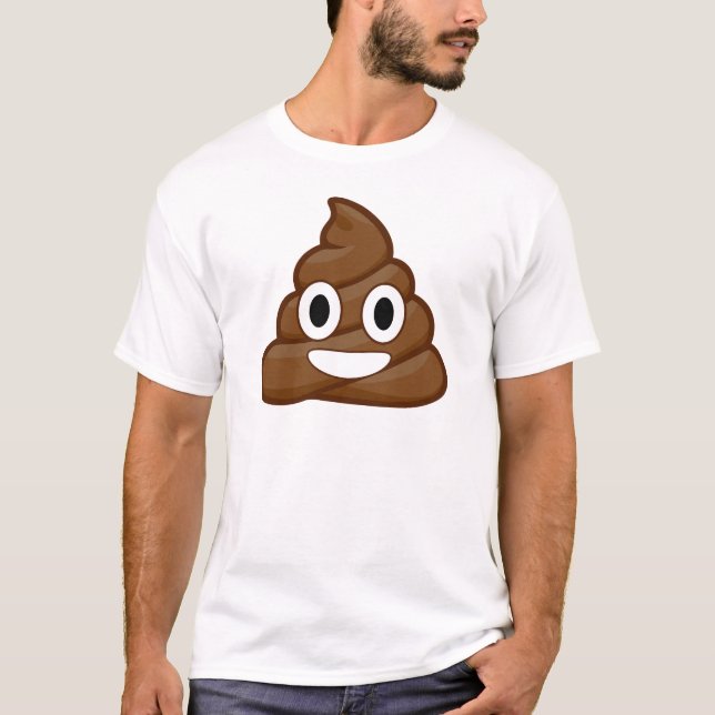 T-shirts poop emoji (Frente)