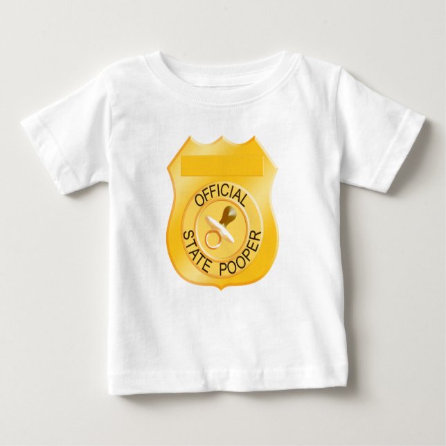 T-shirts Pooper Oficial do Estado (Frente)