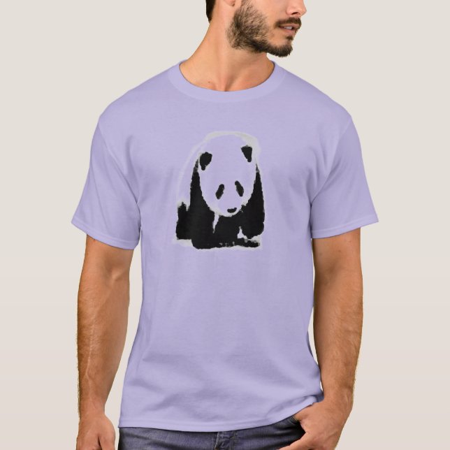 T-shirts Pop Art Baby Panda (Frente)