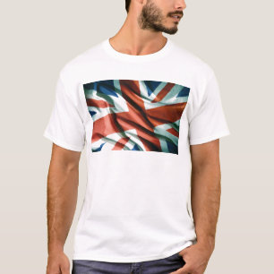 T-shirts Pop art britânico da bandeira