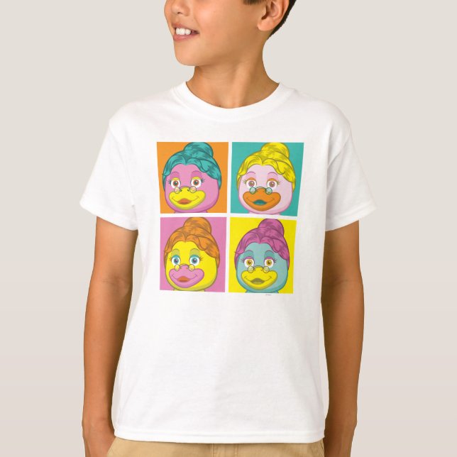 T-shirts Pop art da Senhora Birdy (Frente)