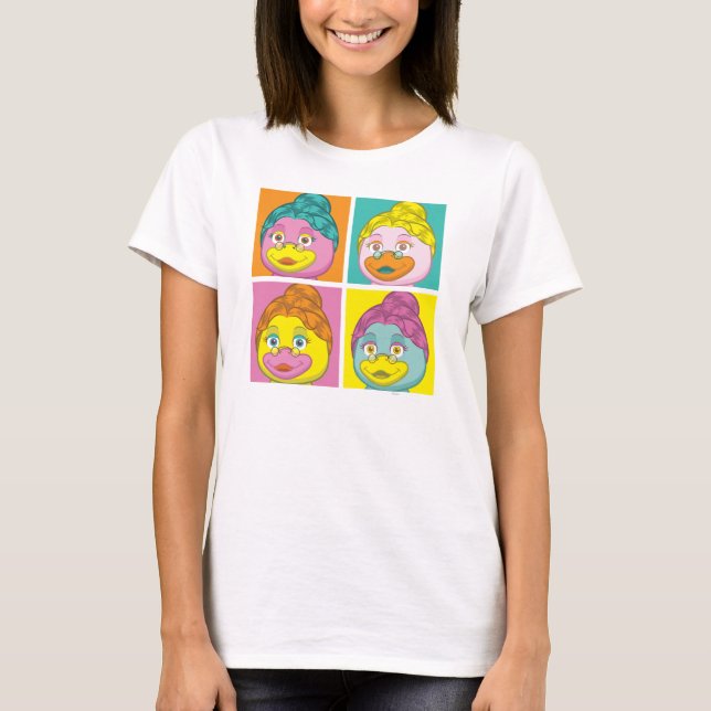T-shirts Pop art da Senhora Birdy (Frente)