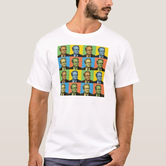 T-shirts Pop art de Jeb Bush (Frente)