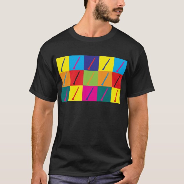 T-shirts Pop art de Oboe (Frente)