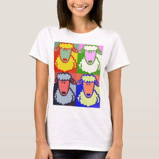 T-shirts Pop art do cordeiro
